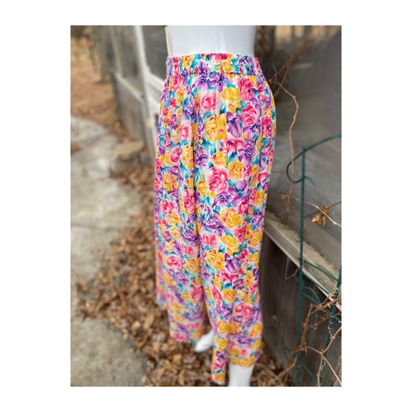 SOLD Vtg 80s 90s Cottage Core Skirt A Line Cabbage - Picture 9 of 9